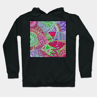 Rainbow Abstract Geo 1 Hoodie